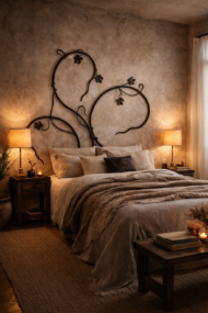 Cabecero de forja Hoja Arce - Imagen 2