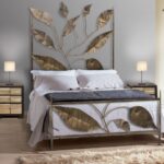 Cama de forja Hojas