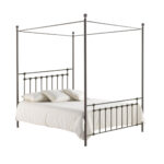 Cama de forja dosel Concha
