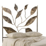 Cabecero de forja Hojas