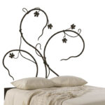 Cabecero de forja Hoja Arce