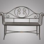 Banqueta de forja Danubio I