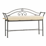 Banqueta de forja Dalia-R