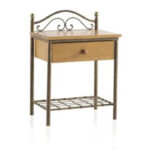 Mesita de noche forja Africa-1 C