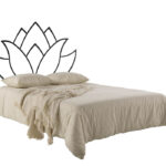 Cabecero de forja Flor-Loto