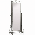 Espejo de forja Atenas de pie con estructura metálica rectangular para dormitorio o vestidor