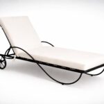 Tumbona de forja Delfin